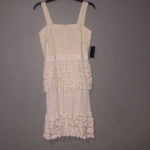 White Boston proper dress NWT